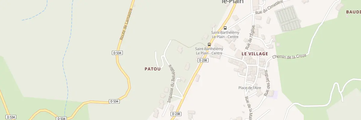 Plan du 5271 Patou à Saint-Barthélemy-le-Plain