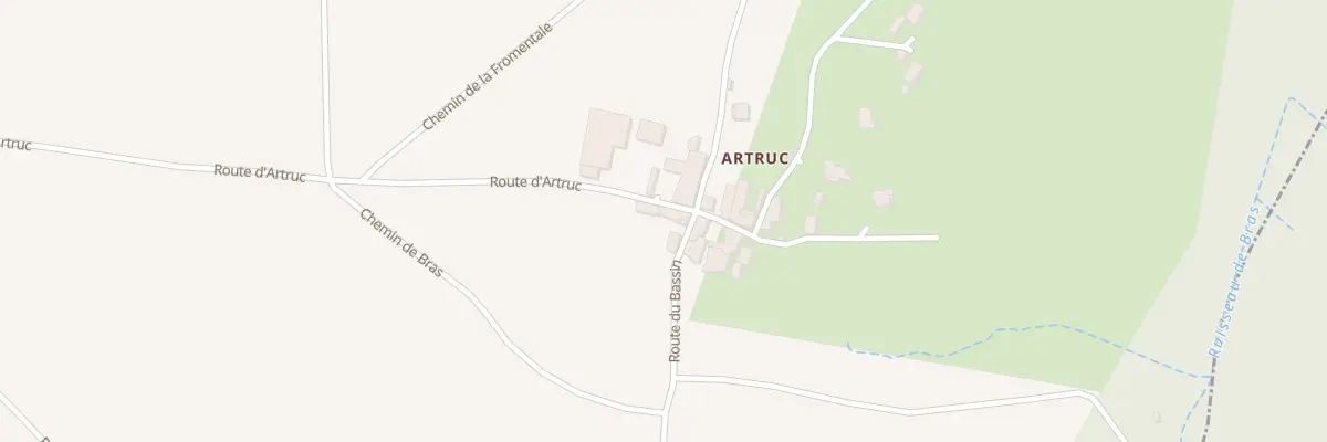 Plan du 5055 Artruc à Peaugres