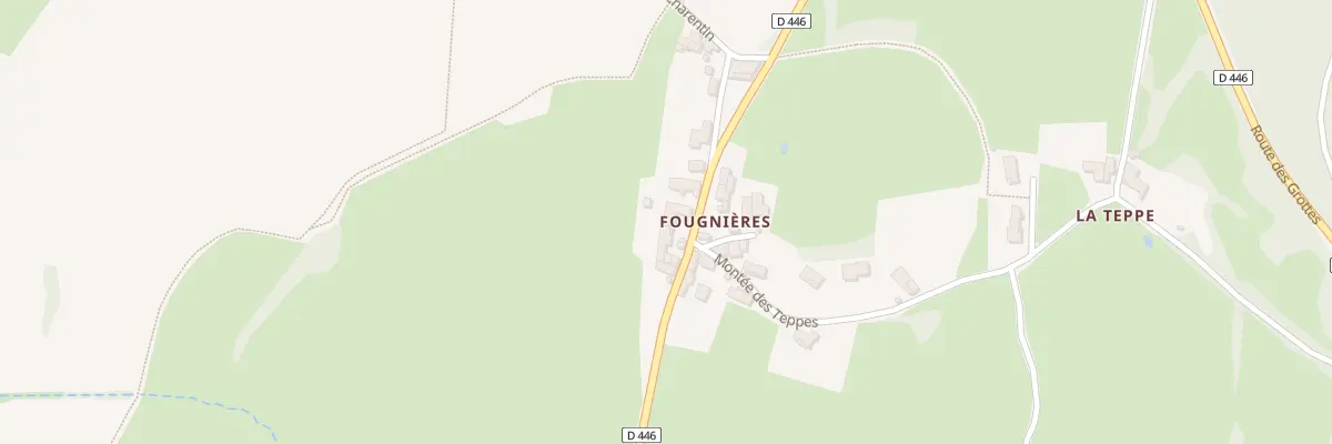 Plan du 5010 A Fougnieres à Blanot