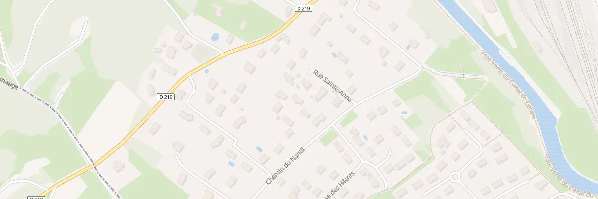 Plan du 20B Che du Nantil à Chagny