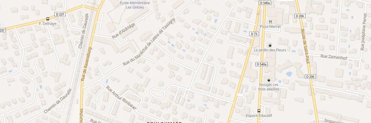 Plan du 40 Rue de la Résistance à Montélimar