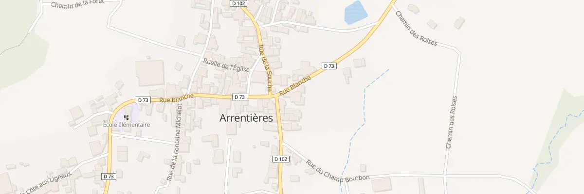 Plan du 24 Rue Blanche à Arrentières