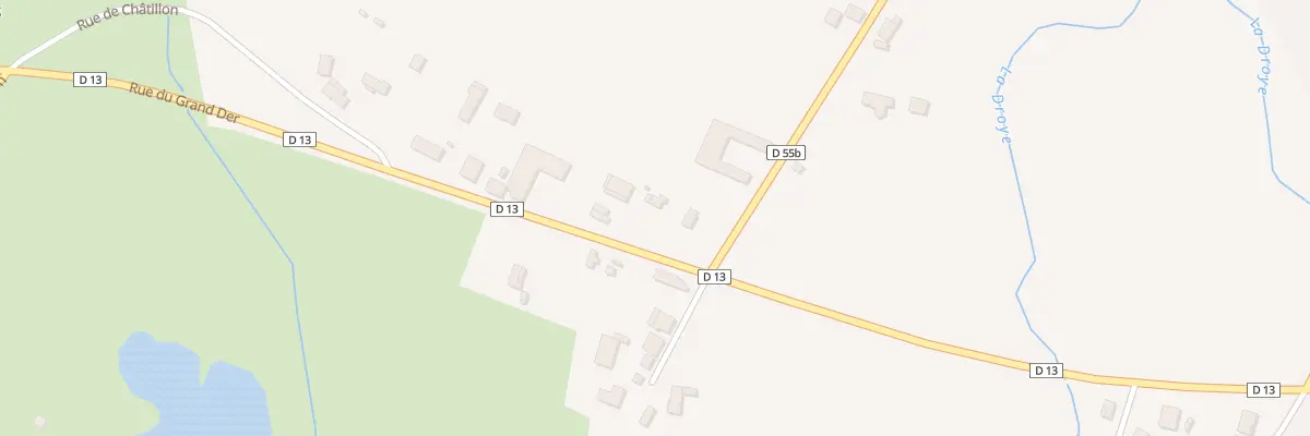 Plan du 2 Rue du Grand Der à Giffaumont-Champaubert