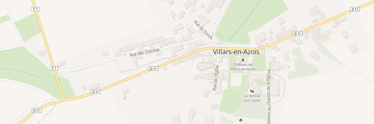 Plan du 20 Rue de la Division Leclerc à Villars-en-Azois