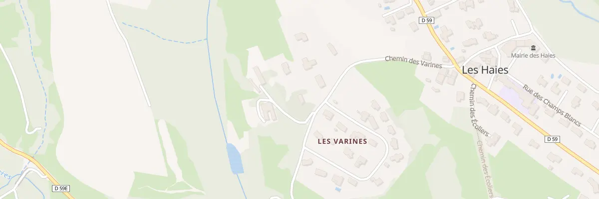 Plan du 280 Che des Varines aux Haies