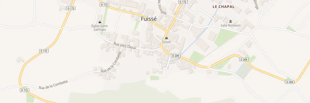 Plan du 300 Rue Vers Dioux à Fuissé