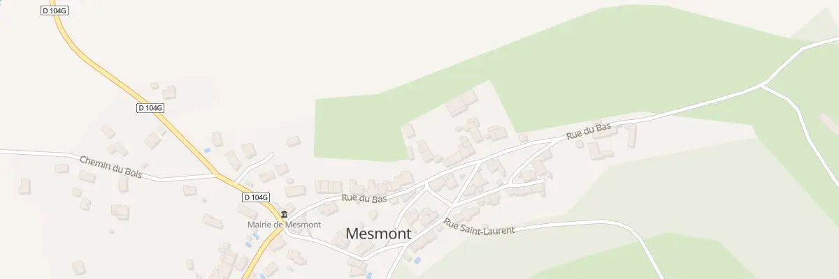 Plan du 21 Rue du Bas à Mesmont