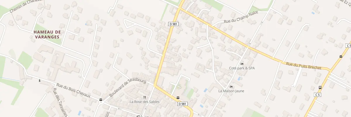 Plan du 10 Rue de Beaune à Givry