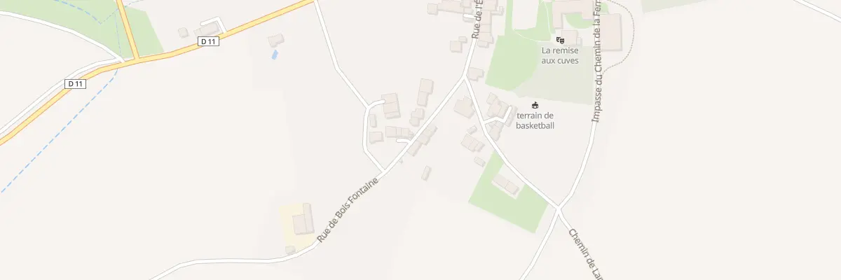 Plan du 4 Rue de Bois Fontaine à Villars-en-Azois