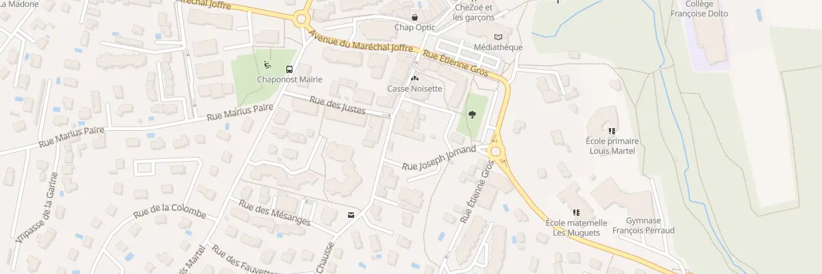 Plan du 9 Rue Jules Chausse à Chaponost