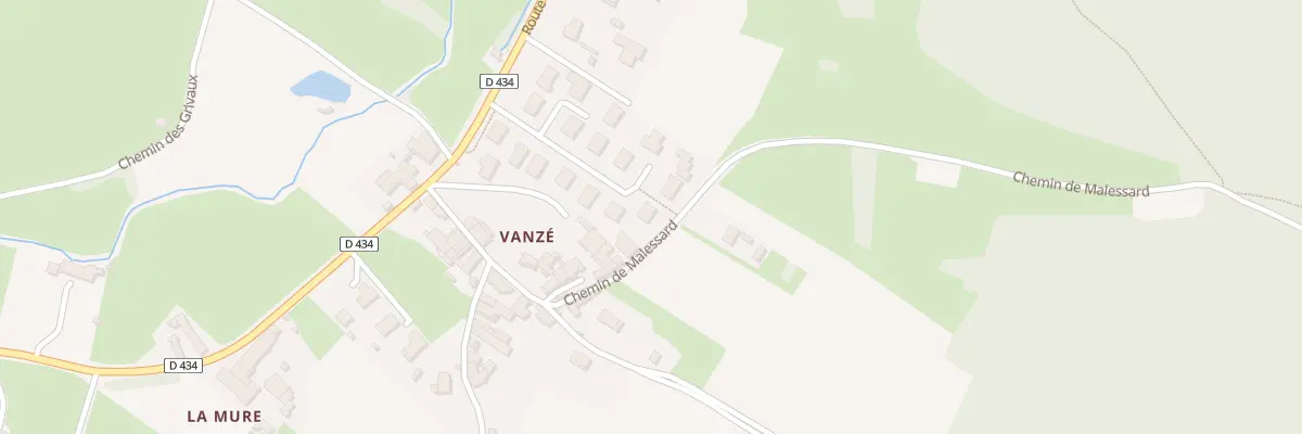 Plan du 5382 Vanze à Verzé