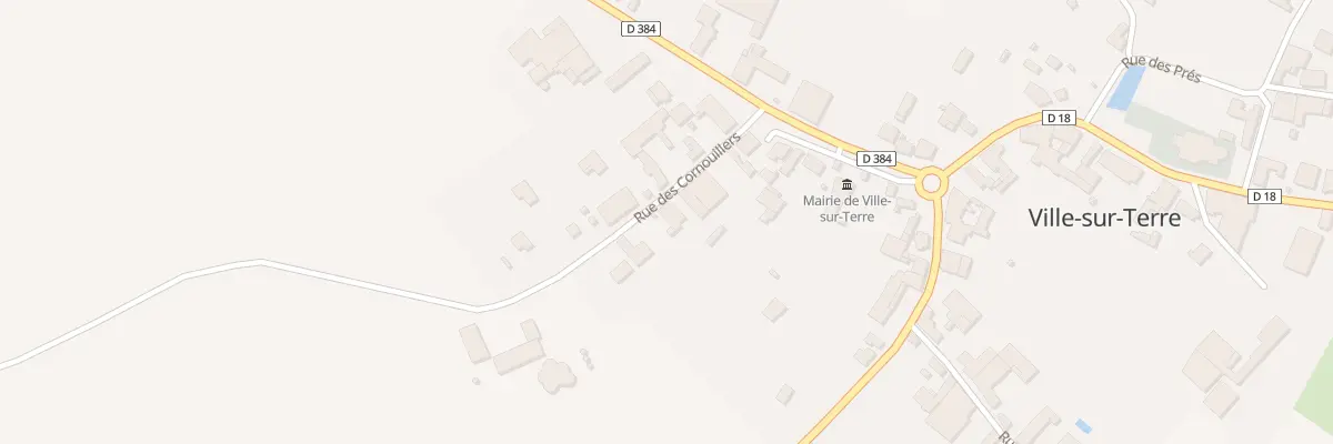 Plan du 84 Le Village à Ville-sur-Terre