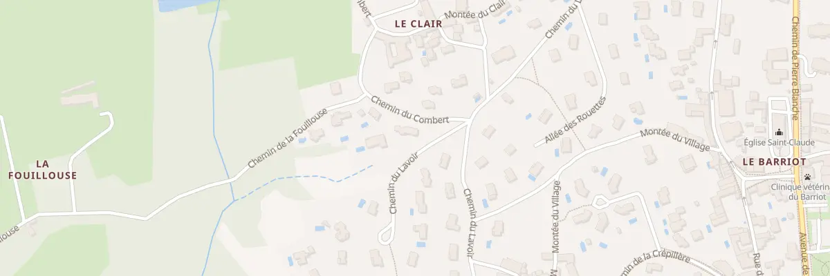 Plan du 18I Che du Lavoir à Dardilly