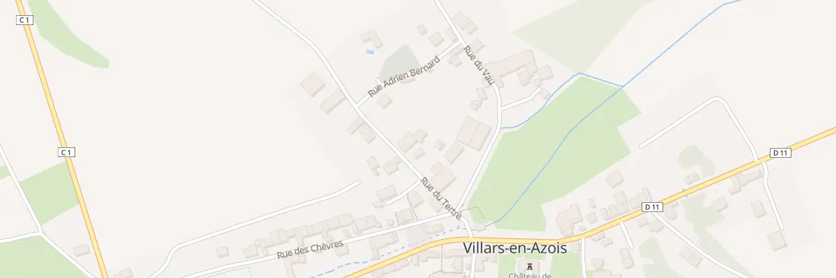 Plan du 3 Rue du Tertre à Villars-en-Azois