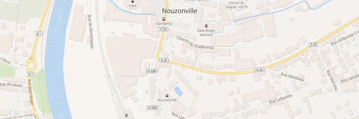 Plan du 5 Rue Jean Jaurès à Nouzonville