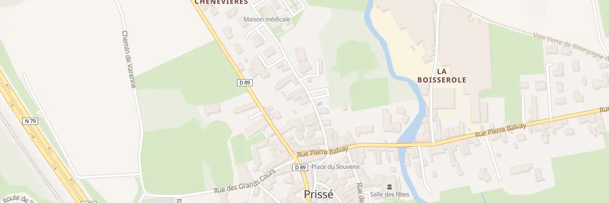 Plan du 85 Rue de la Fontaine à Prissé