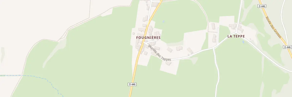 Plan du 10 Mte des Teppes à Blanot
