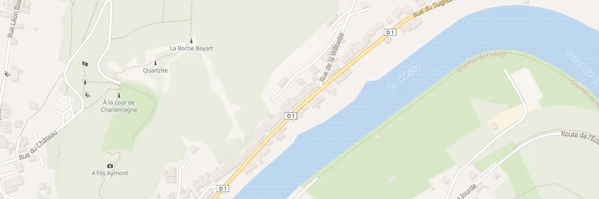 Plan du 95B Rue du Sugnon à Bogny-sur-Meuse