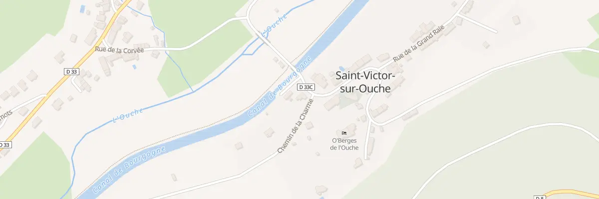 Plan du 2 Chem de la Charme à Saint-Victor-sur-Ouche