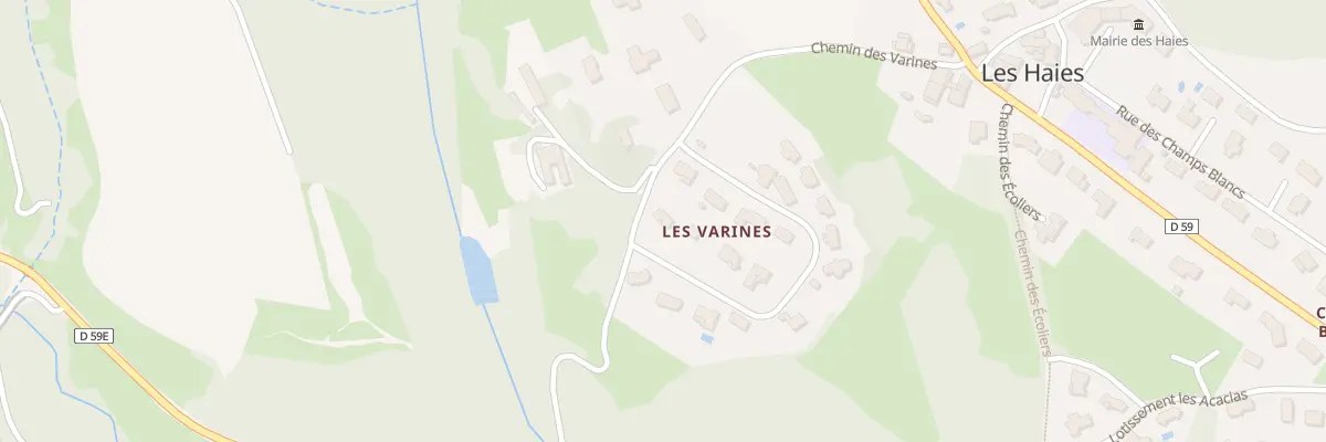 Plan du 5228 Les Varines aux Haies