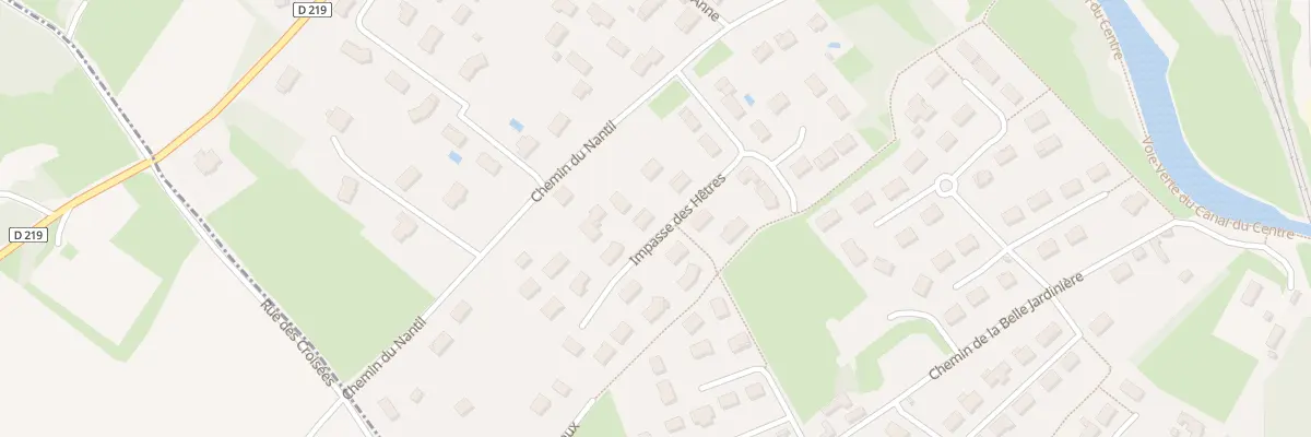 Plan du 6 Imp des Hêtres à Chagny