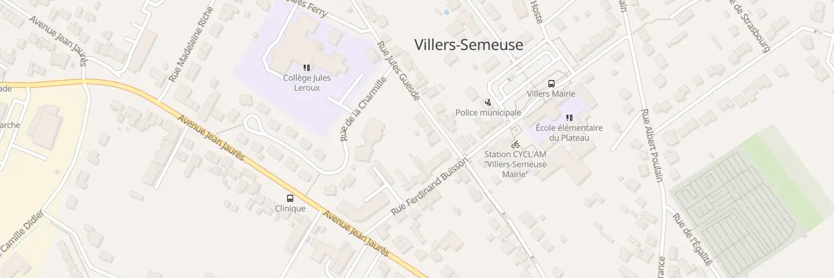 Plan du 43 Rue Jules Guesde à Villers-Semeuse
