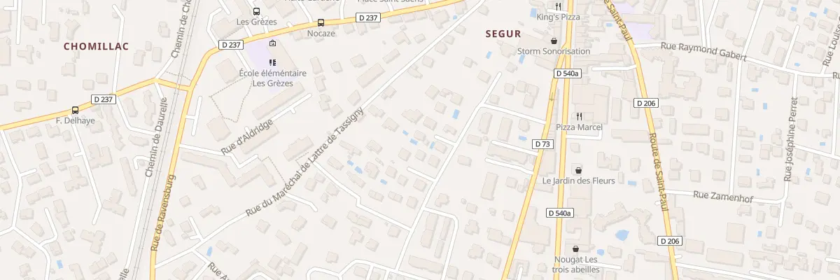 Plan du 20 Rue de la Résistance à Montélimar