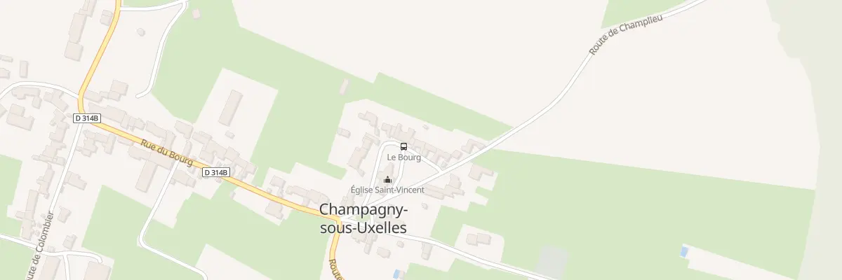 Plan du 19 Pl de l’Église à Champagny-sous-Uxelles