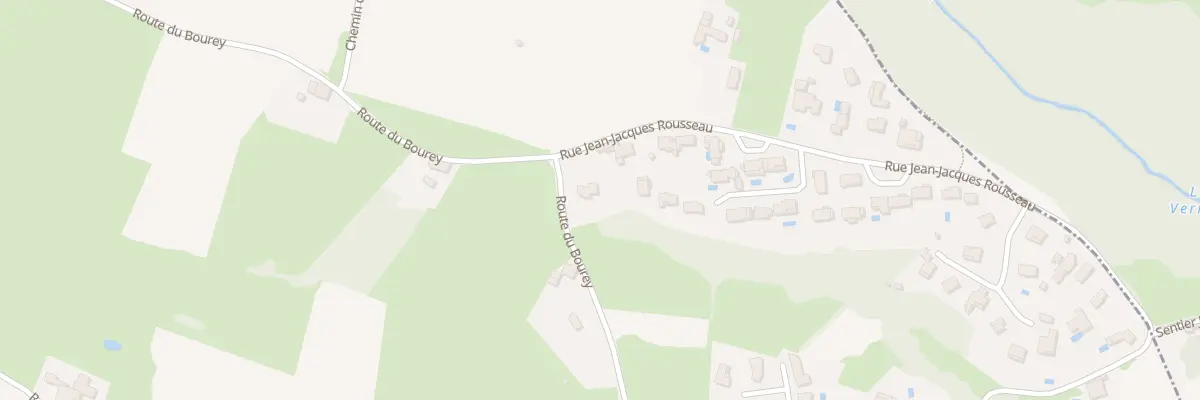 Plan du 332 Rte du Bourey à Vérin