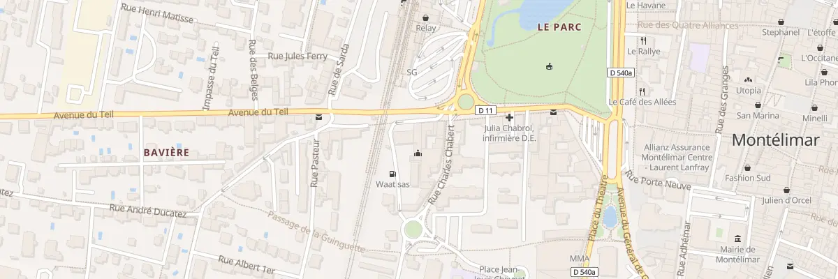 Plan du 11 Rue André Ducatez à Montélimar