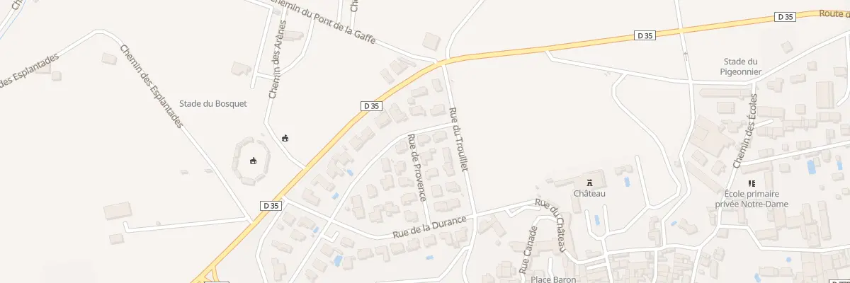 Plan du 8 Rue de Provence à Barbentane