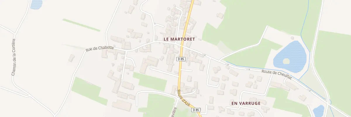 Plan du 5260 Rte d’Azé à Igé
