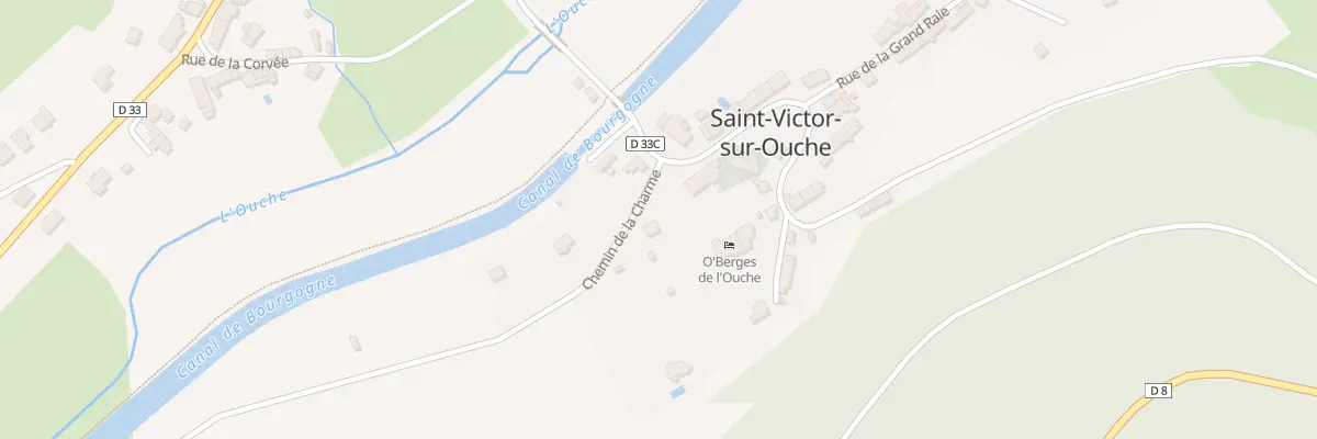Plan du 1 Chem de la Charme à Saint-Victor-sur-Ouche