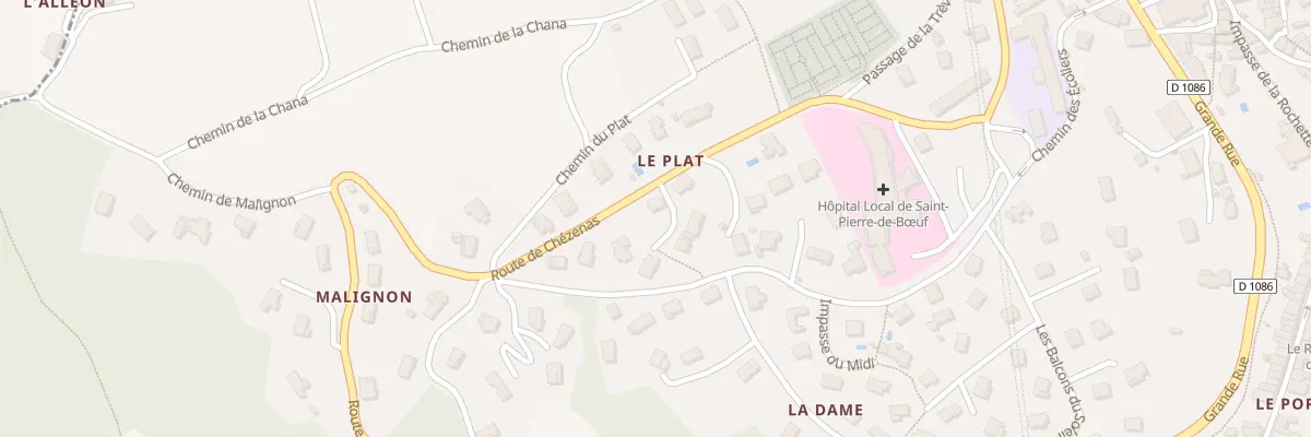 Plan du 23 Rte de Chézenas à Saint-Pierre-de-Bœuf