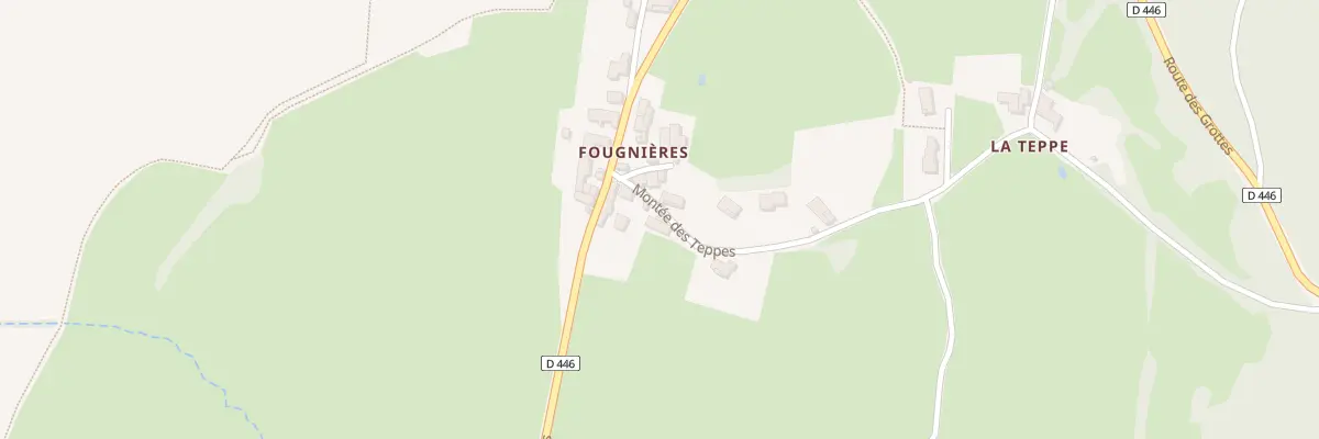 Plan du 5007A A Fougnieres à Blanot