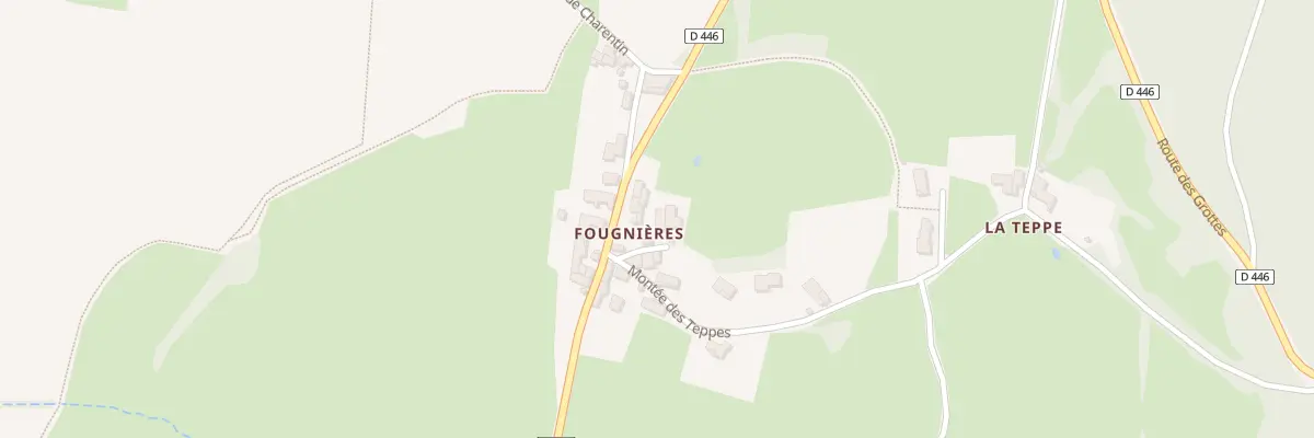 Plan du 5009 A Fougnieres à Blanot