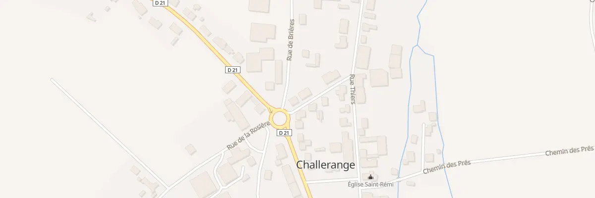 Plan du 1 Rue Pasteur à Challerange
