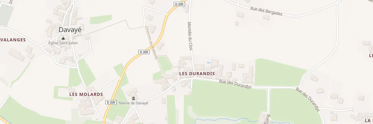 Plan du 41 Mte du Clos à Davayé