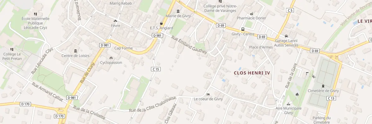 Plan du 4A Rue Emiland Gauthey à Givry