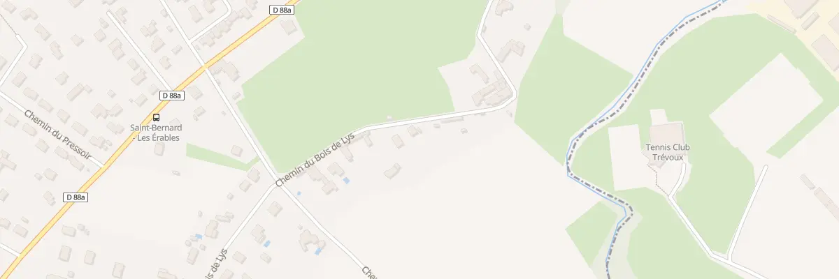 Plan du 536 Che du Bois de Lys à Saint-Bernard