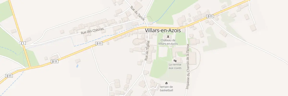 Plan du 3 Rue de l’Eglise à Villars-en-Azois