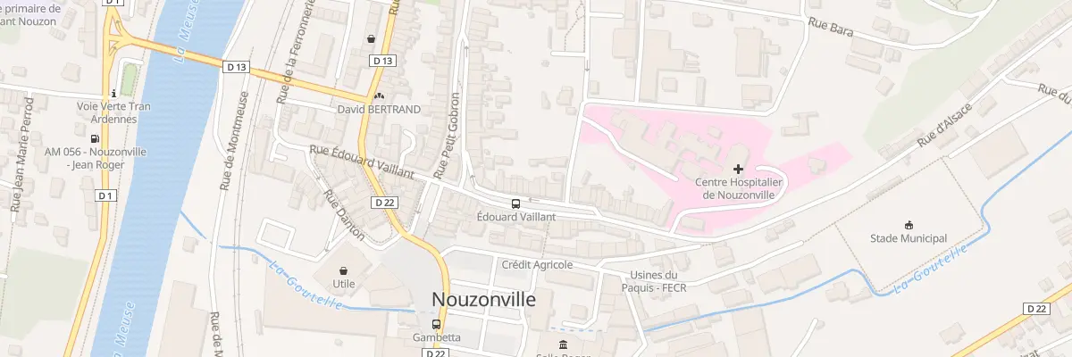 Plan du 35 Rue Edouard Vaillant à Nouzonville