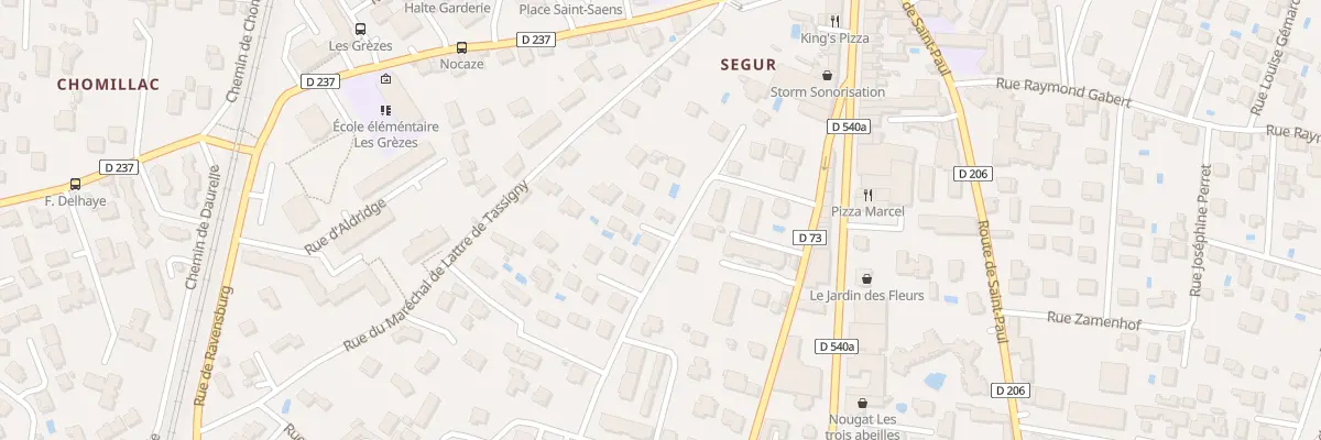 Plan du 16 Rue de la Résistance à Montélimar