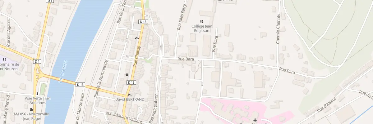 Plan du 14 Rue Barra à Nouzonville