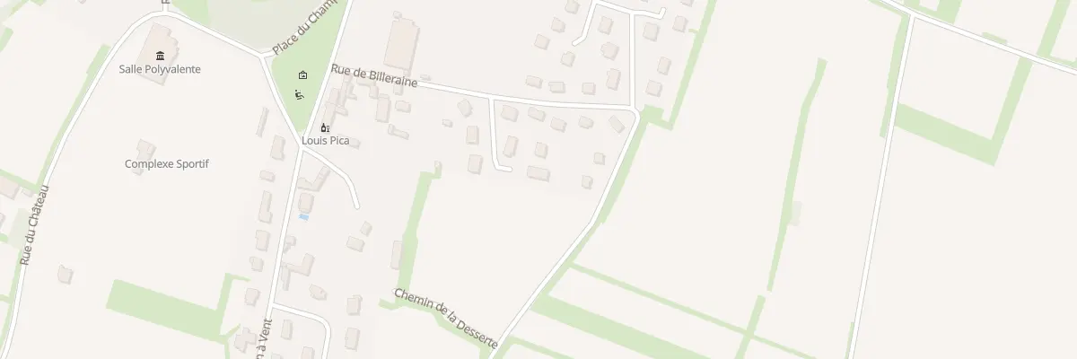Plan du 16 Rue de Billeraine à Rully