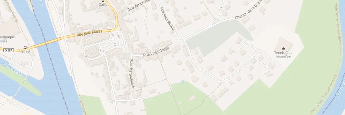 Plan du 24 Rue Victor Hugo à Montcy-Notre-Dame