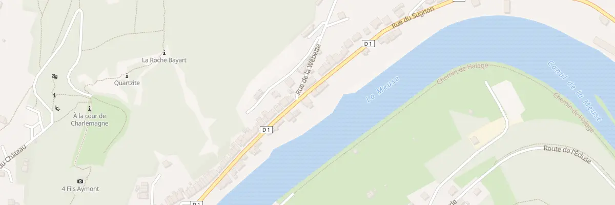 Plan du 24 Rue du Sugnon à Bogny-sur-Meuse