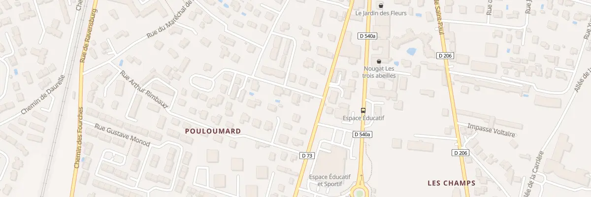 Plan du 56 Rue de la Résistance à Montélimar