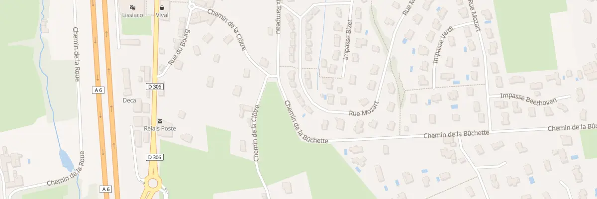 Plan du 4 Rue Mozart à Lissieu
