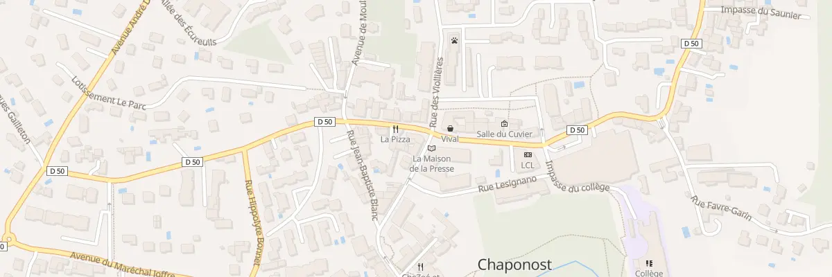 Plan du 44 Av Paul Doumer à Chaponost